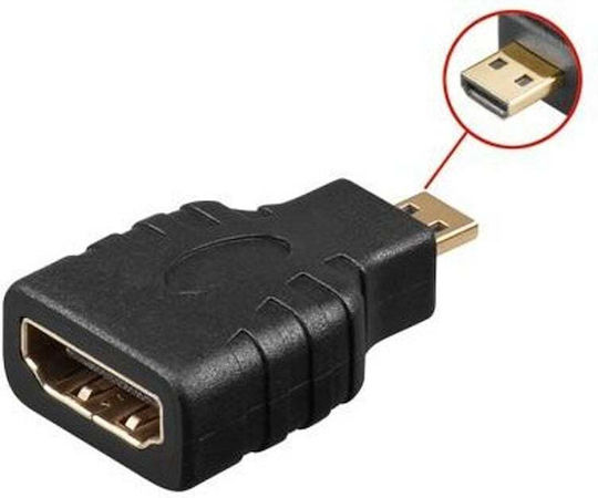 Techly Convertor HDMI feminin în micro HDMI masculin 1buc