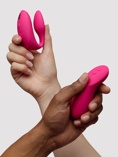 We-Vibe Chorus Pro Δονητής για Ζευγάρια με Απομακρυσμένο Έλεγχο Ροζ