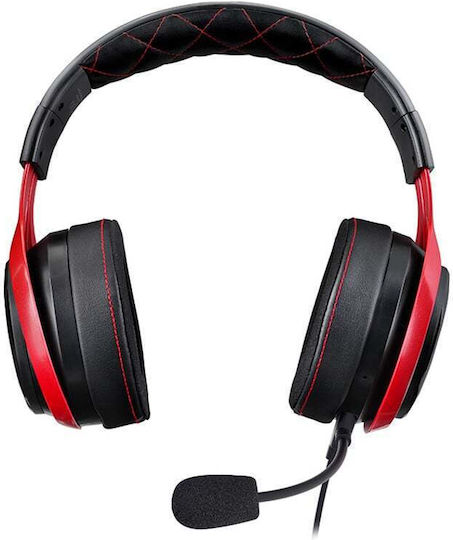 Lucidsound LS25 Over Ear Gaming Headset με σύνδεση 2x3.5mm Μαύρο / Κόκκινο for PS5 / PC / PS4 / XBOX