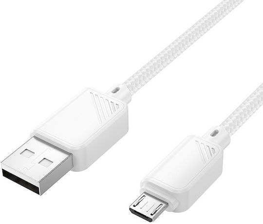 Hoco X113 1m Regular USB 2.0 to micro USB Cable White