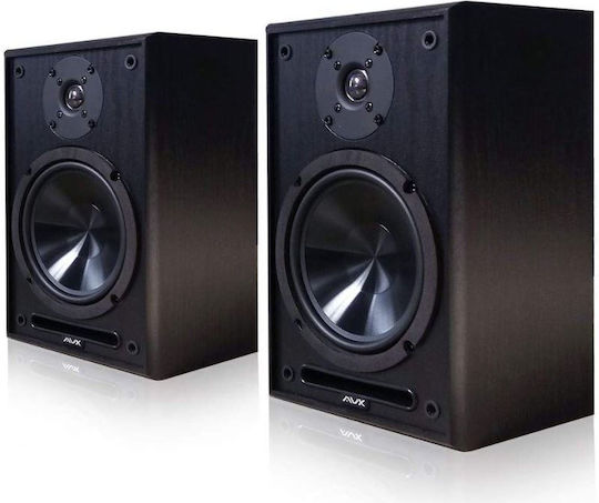 REACT AVX-965S/B Двойка Hi-Fi Говорители Bookself 80W 2 Брой шофьори Ш22xД24xВ40см. Черен