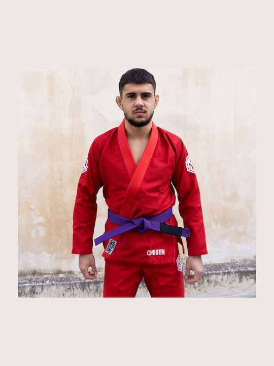 Chosen Ανδρική Στολή Brazilian Jiu Jitsu Κόκκινη