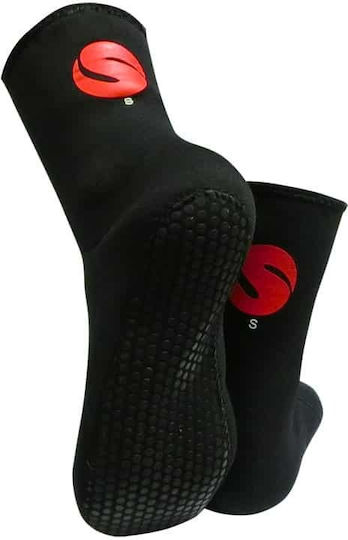 Seland Neopren 3mm Abbs Socken Schwarz