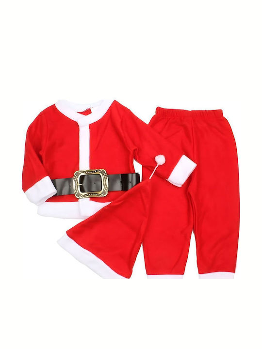 Santa Claus Kids Costume D4003 Red