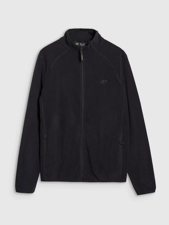 Ανδρική Ζακέτα Fleece Μαύρη