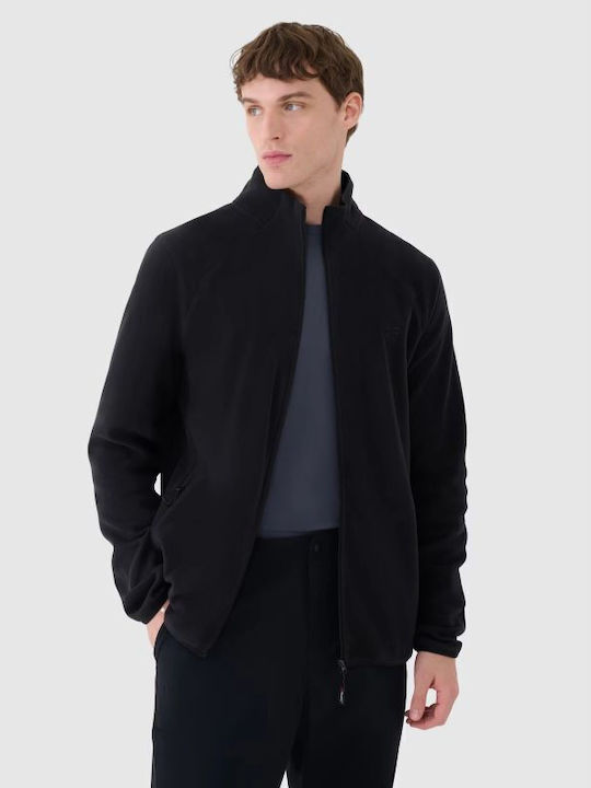 Ανδρική Ζακέτα Fleece Μαύρη