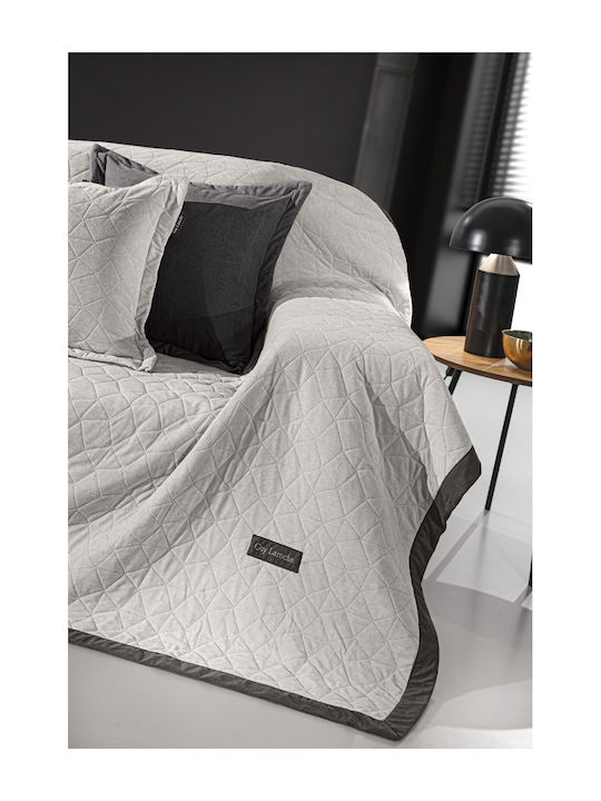 Decken Avalon Elephant 170x300cm + Kissenbezug 42x42+3cm Guy Laroche