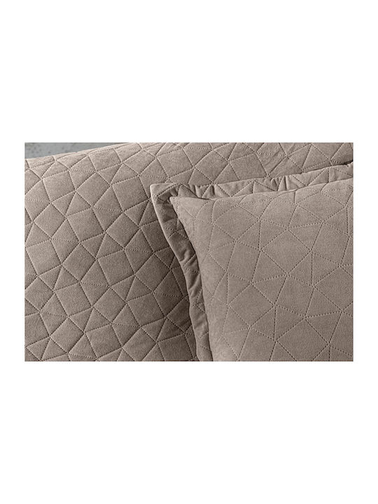 Guy Laroche Avalon Zweisitzer-Sofa Überwurf Samtig 170x250cm Grau