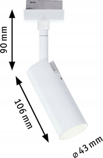 Paulmann LED Топло бяло Спот в Бял Цвят