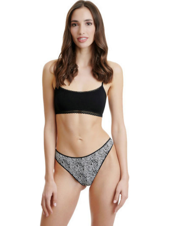 Bamboo Women's Brazil 2Pack Black