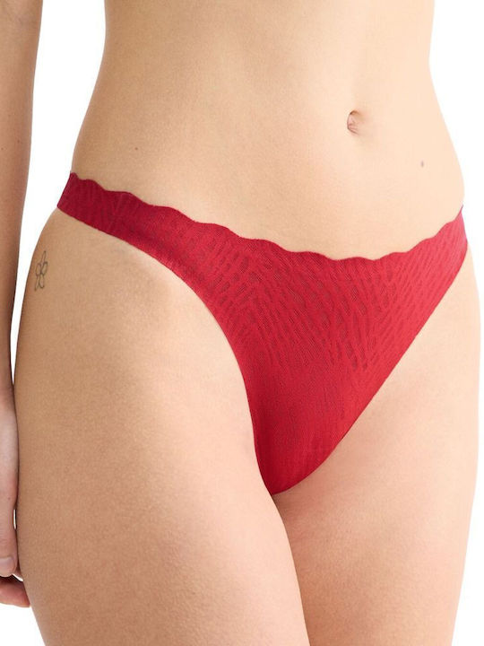 Feel Bliss Femeie Șir de caractere fără cusături Red