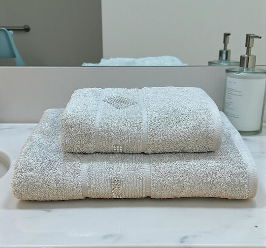Linea Home Bath Towels Set 2 pcs Grey Weight 500gsm