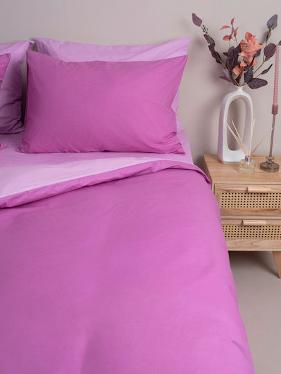Sunshine Set Cearșafuri Dublu 200x250cm. Menta 152 201 violet 4buc