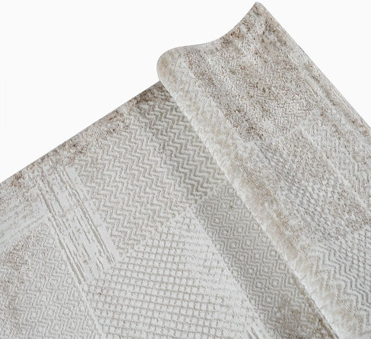 Polcarpet Monaco Moma Teppich Rechteckig Synthetisch,Polyester/Cotton/Leather Grey