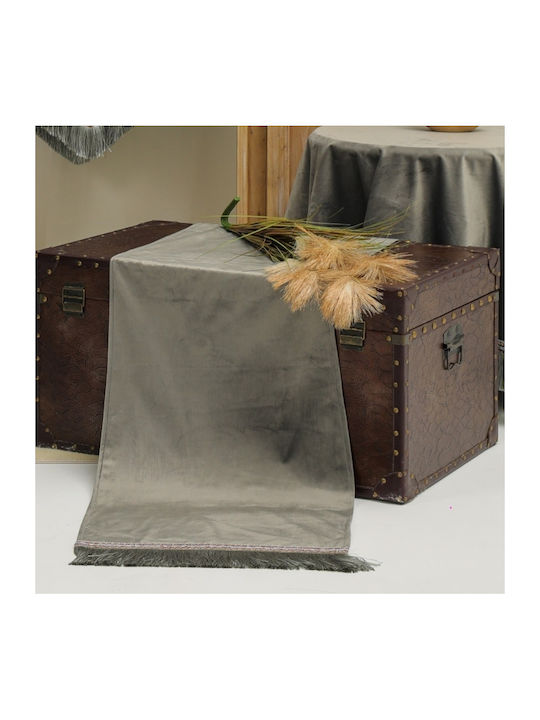 Liolios Home Läufer Pls-tb035 Grey 42x160cm