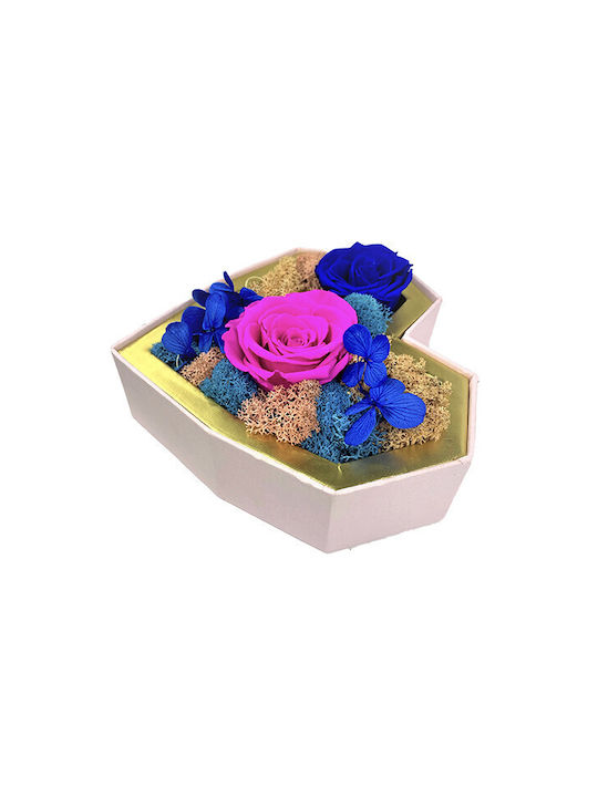 Special Floral Arrangement 5 Cryogenated Flowers On A Bed Curly Moss Stabilized Natural Lichens Special Floral Arrangement 5 Cryogenated Flowers On A Bed Curly Moss Stabilized Natural Lichens