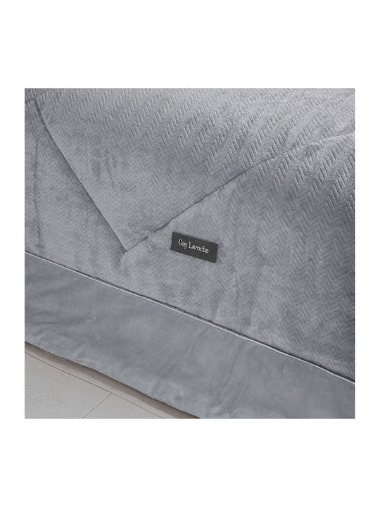 Guy Laroche Duvet Cover King Size 260x240cm Moore Silver 780 GSMGsm