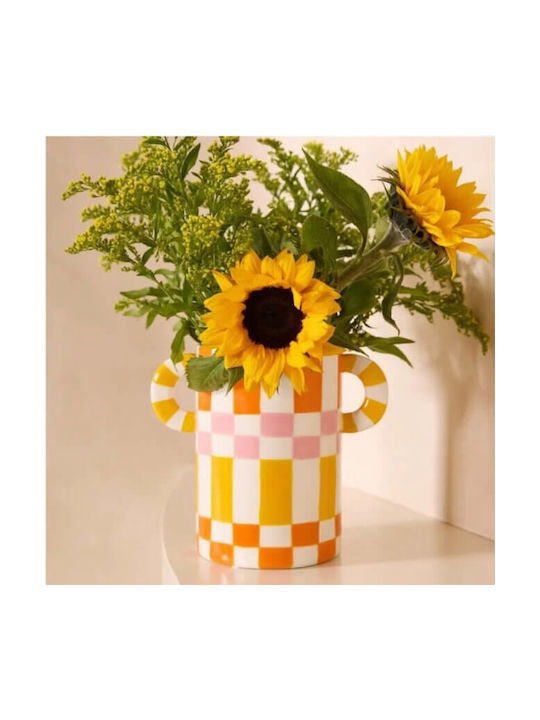 Que Rico Decorative Vase Multicolour 19.5x14.5x22.5cm