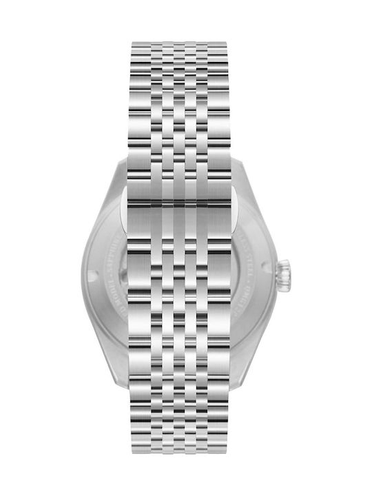 Quantum Men's Watch Automatic with Silver Metal Bracelet
