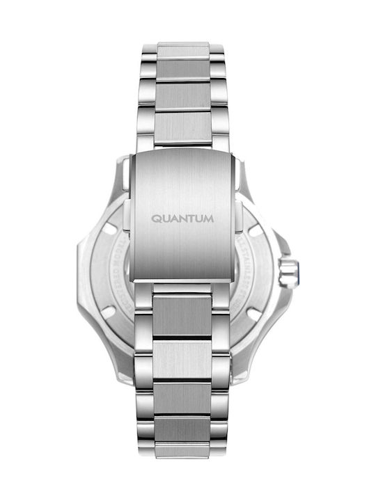 Quantum Men's Watch Automatic with Silver Metal Bracelet