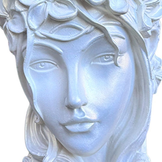 Velve Βάζο Κεραμικό Λευκό Φ33xΥ33cm