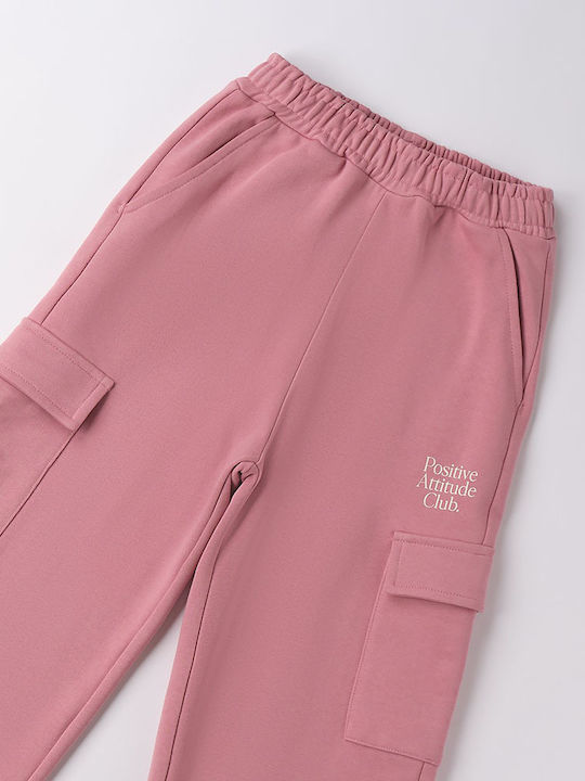 Παιδικό Παντελόνι Φόρμας Old Pink
