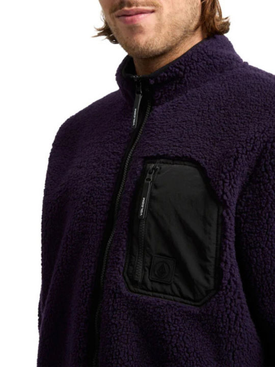 Muzzer Fuzzar Ανδρική Ζακέτα Dark Purple