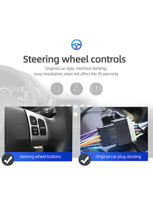 Car Audio System for Suzuki Ignis 2016-2025 with Touch Screen 9" Bluetooth USB Wi-Fi GPS Apple CarPlay Android Auto