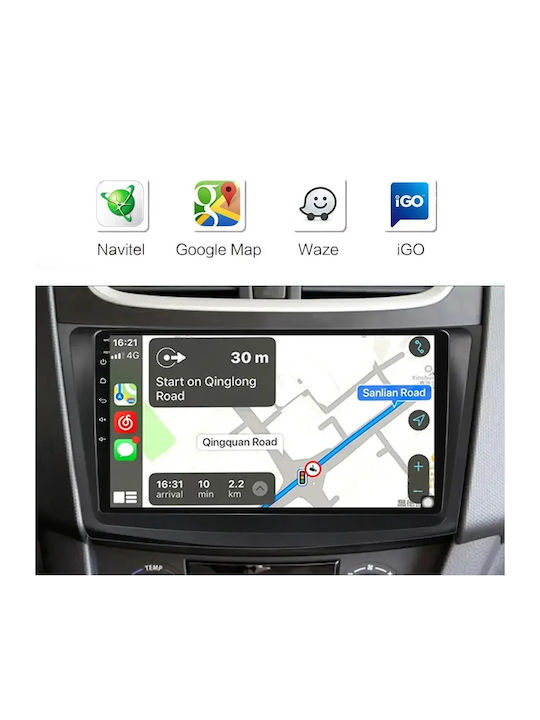Car Audio System for Suzuki Ignis 2018 (Bluetooth USB Wi-Fi GPS Apple CarPlay Android Auto) with 9 Inch Touch Screen