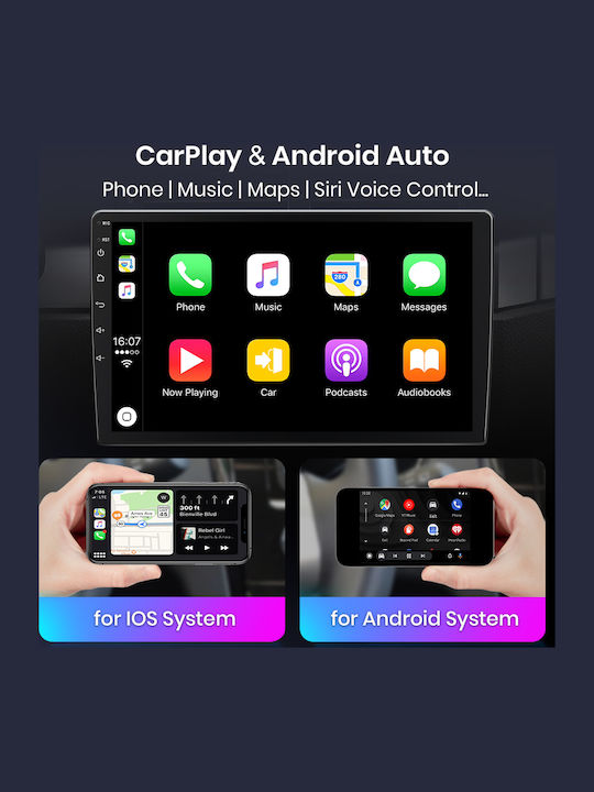 Car Audio System for Suzuki SX4 2005-2013 (Bluetooth/USB/WiFi/GPS/Apple-Carplay/Android-Auto) with Touch Screen 9"