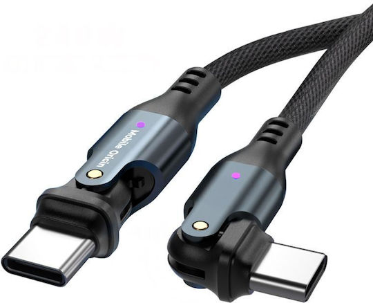 Mobile Origin Редовна USB 2.0 Кабел USB-C мъжки - USB-C мъжки 240W Черен