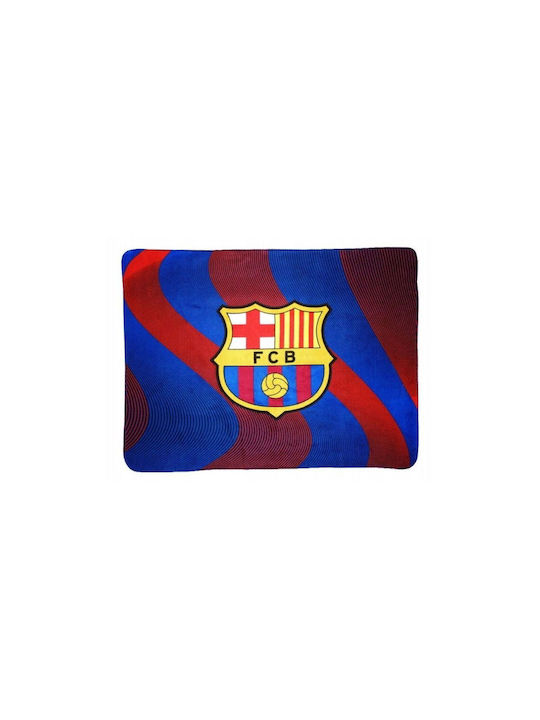F.C. Barcelona Κουβέρτα Fleece Blaugrana 150x120εκ.