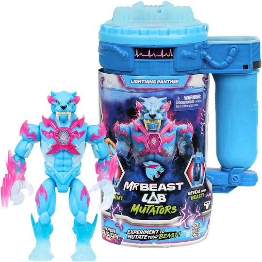Action Figure Mr. Beast Lab - Mutator Chamber of Mutation & Figure Lightning Panther for 5+ years Years 13cm.
