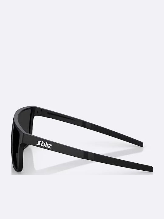 Bliz Unisex Γυαλιά Ηλίου με Μαύρο Σκελετό και Μαύρο Φακό