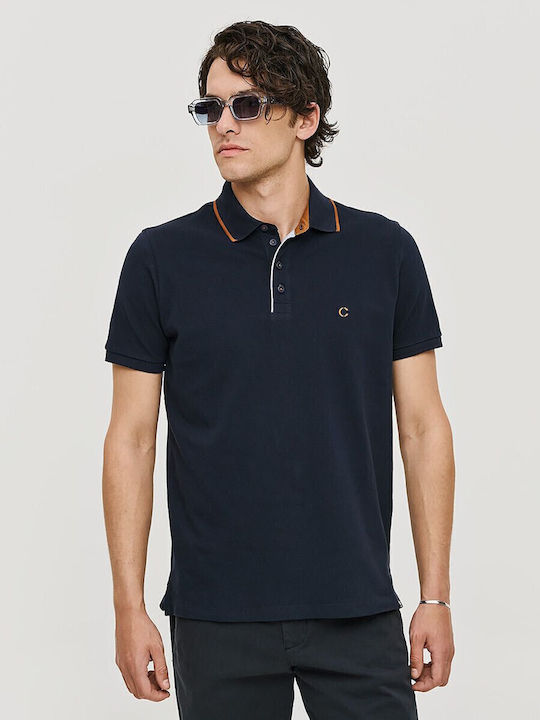 Polo Blouse Navy Blue