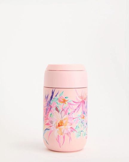 Chilly's Cup Series 2 Botanical Ποτήρι Θερμός Ανοξείδωτο BPA Free 340ml Cactus Flower