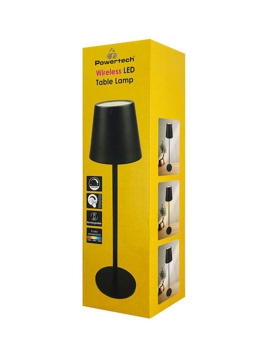 Powertech Διακοσμητικό Φωτιστικό LED Θερμό Λευκό 3000K 10.5x10.5x37εκ.