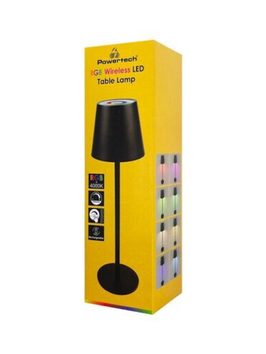 Powertech Dekorative Lampe Schwarz