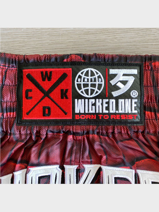 Wicked1 Shorts Kick/Thai-Boxen Rot
