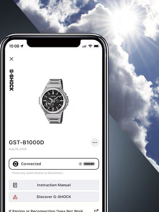 Casio Ανδρικό Ρολόι Μπαταρίας με Ασημί Μεταλλικό Μπρασελέ