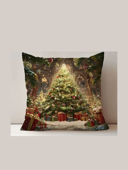 By Queen Limited Festive Edition Μαξιλαροθήκη Χριστουγεννιάτικο Δέντρο
