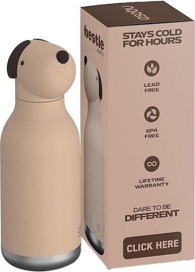 Asobu Kids Water Bottle Thermos Stainless Steel with Straw 460ml