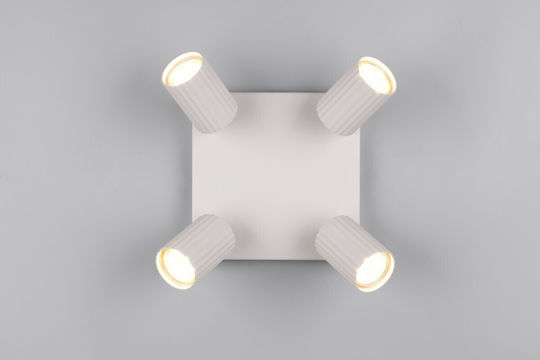 Trio Lighting Soka Spot with 4 Lights in Gray Color
