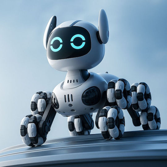 Lean Toys Remote Controlled Ferngesteuertes Roboter Weiß