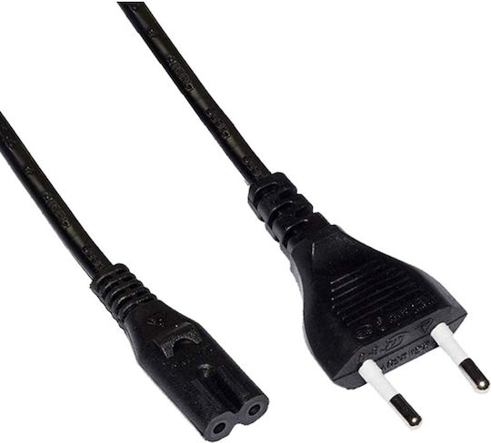 Manhattan IEC C7 - IEC C7 Кабел 0.5м Черен (354738)