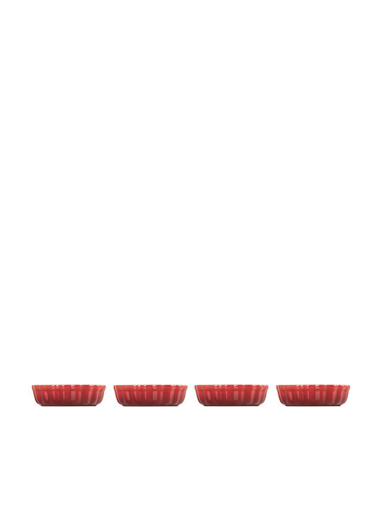 Le Creuset Formă de Patiserie pentru Tartă Ceramică 11x11x10.5buc 4buc
