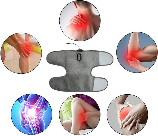 Massage Device for the Legs with Vibration and Heating Function Gray
