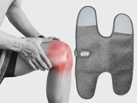 Massage Device for the Legs with Vibration and Heating Function Gray