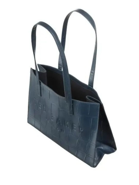 Icon De piele Geantă de damă Tote De mână Albastru marin