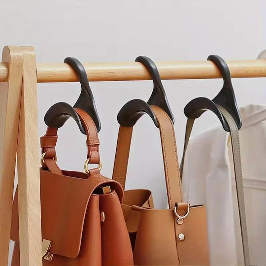 Schrankbügel Klappbar für Gürtel Kunststoff Schwarz YN-HOOK01 1Stück